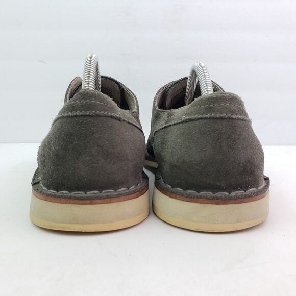 Andrew Marc Dorchester Brig Mens Size 9 Gray Suede Oxford Boat Shoes - Picture 7 of 11